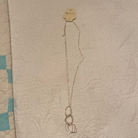 Silver double strand necklace - Picture 1 of 2